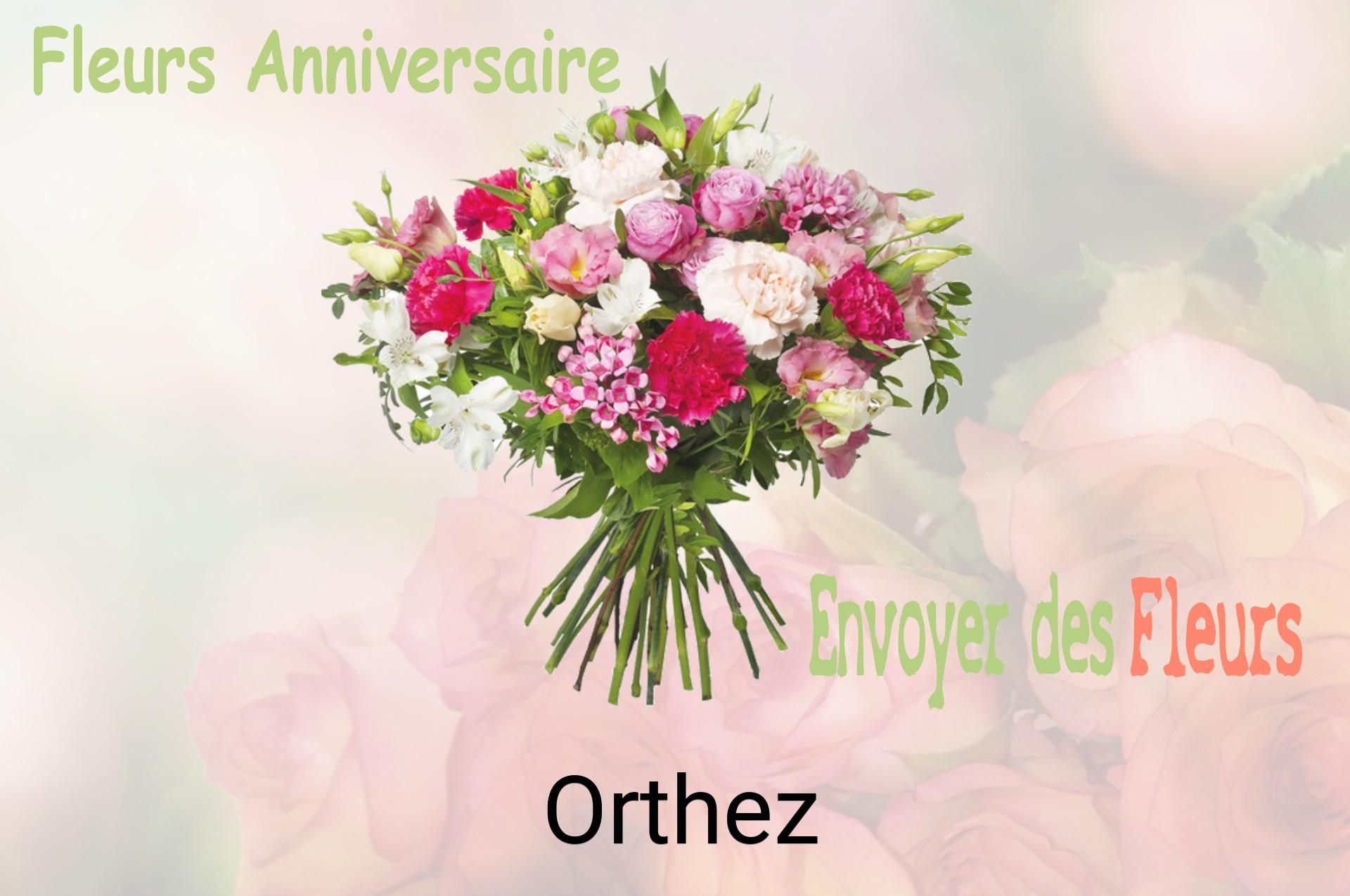 Bouquet de fleurs d’anniversaire livré à Orthez