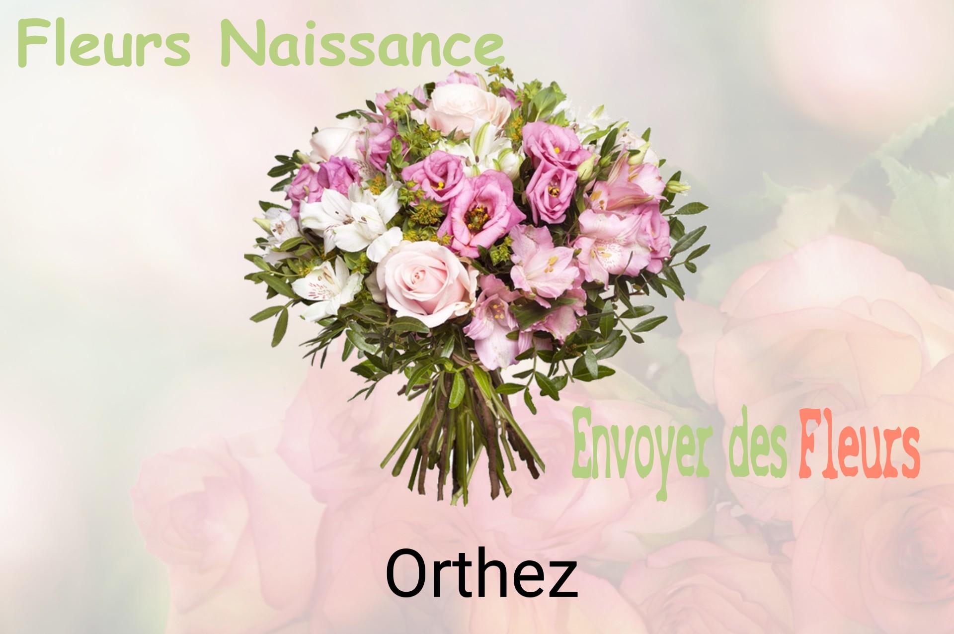 Bouquet de fleurs de naissance livré à Orthez